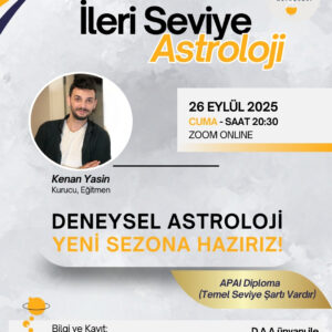 DENEYSEL ASTROLOJİ AKADEMİ İLERİ SEVİYE'25